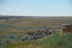 A photo of the land prior to the Deer Creek Estates in Glenrock, Wyoming. WLC Engineering and Surveying provided subdivision engineering design for this project.