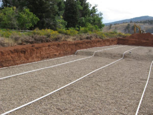 piping design for septic leachfield for Speas Fish Hatchery Septic System Design