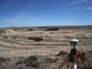 landscape view of construction of paradise substation in sublette county, wyoming