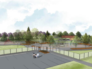 community center park in parks and pathways master plan