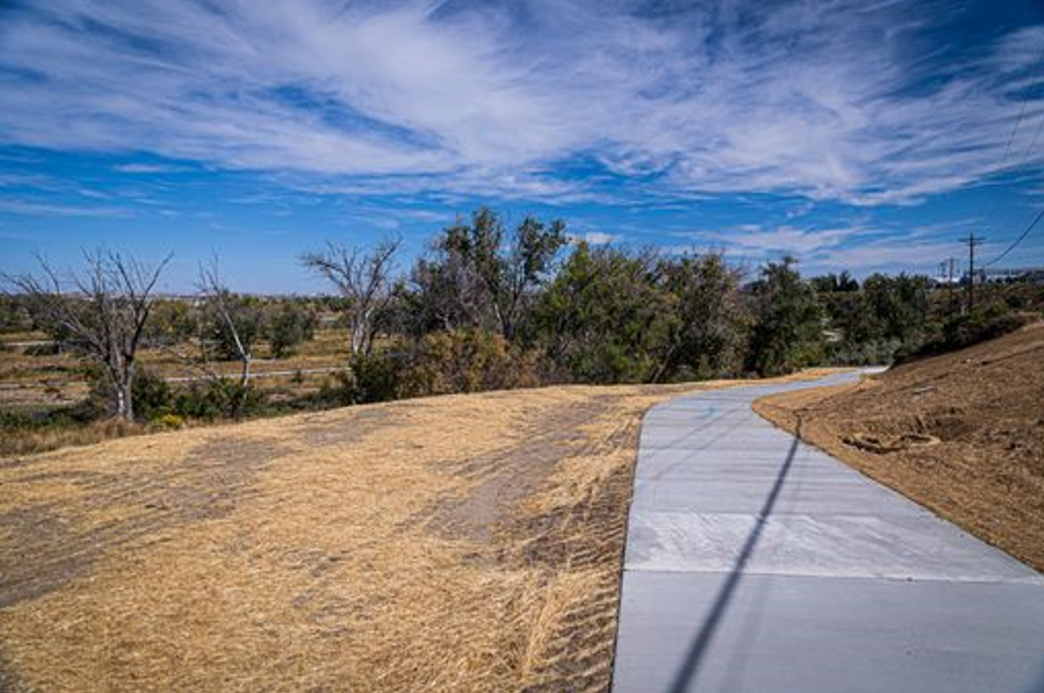 New section of pathway opened tje Morad Park ribbon cutting WLC performed as civil engineer